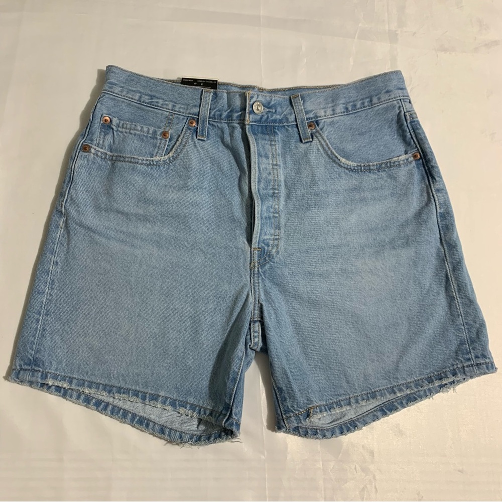 Levi's Light Blue Denim Shorts